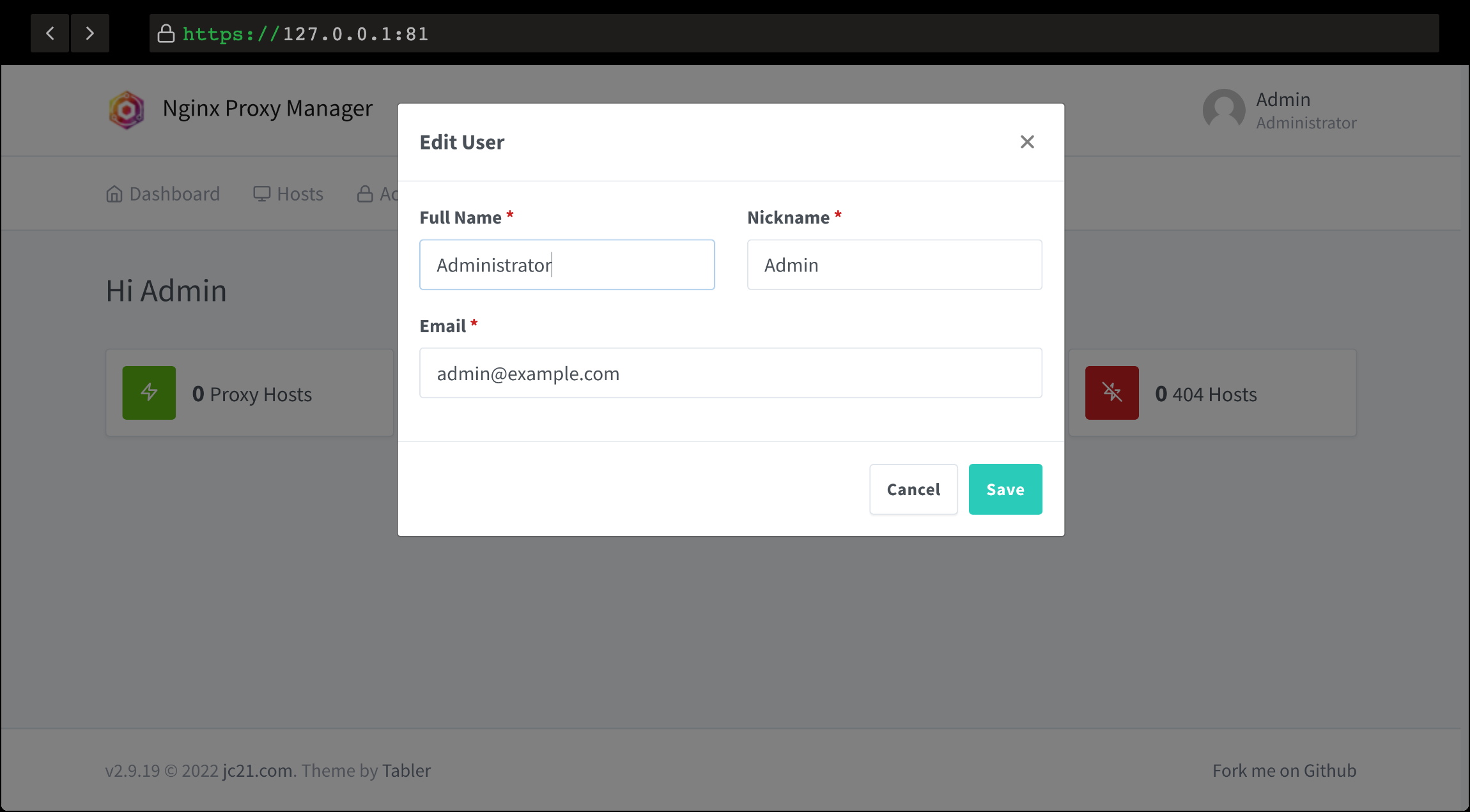 Nginx Proxy Manager 1